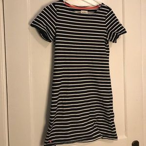 Navy Striped Dress